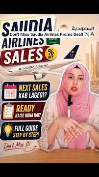 Saudia Airlines Promotion Mistake! Cheap Flight Booking Tips 🚨 #shotrs