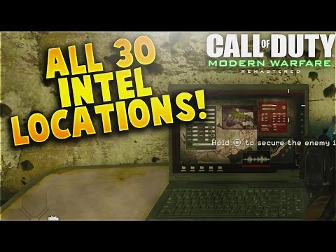 All 30 Intel Locations in Call of Duty 4 Modern Warfare Remastered! (Full Intel Guide COD 4 RM)