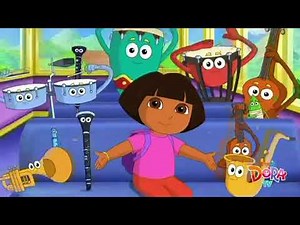 Dora the Explorer- Let’s Go To Music School Clip- Tocar La Musica