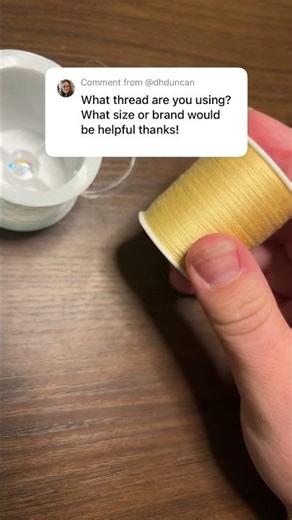 What type of thread to use for beaded projects?