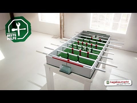 Tischkicker selber bauen - DIY Anleitung "Klapp-Kickertisch"