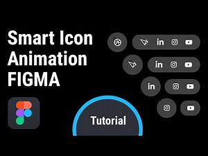 Smart Icon Animation In Figma | Tutorial | Smart animated interaction free