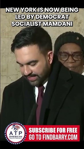 NEW YORK IS NOW BEING LED BY DEMOCRATIC SOCIALIST MAMDANI