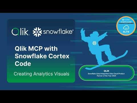 Qlik MCP and Snowflake Cortex Code: Automate Building Analytics Reporting