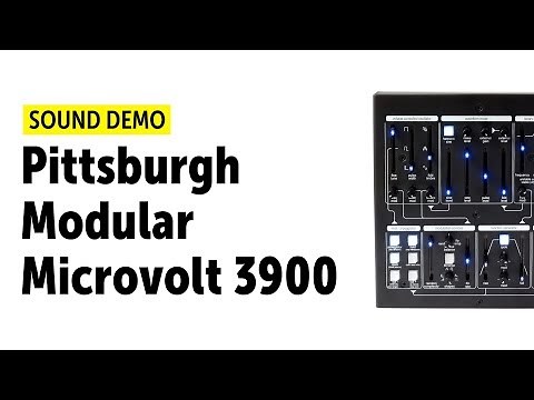Pittsburgh Modular Microvolt 3900 Sound Demo (no talking)