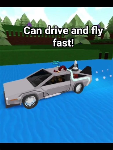 back to the future delorean (babft)#babft #babftroblox #roblox #buildaboatfortreasure #robloxavatar