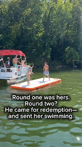 Redemption secured—Round Two is his 🌊💪 #LakeLife #CoupleGoals | Donald Jenkins