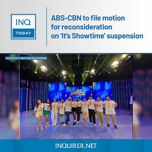 15K views · 552 reactions | WATCH: ABS-CBN says it will file a motion for reconsideration after the Movie and Television Review and Classification Board suspended “It’s Showtime” for 12 airing days. Read more: https://inq.news/ABS-CBNonSuspension | INQUIRER.net | Facebook