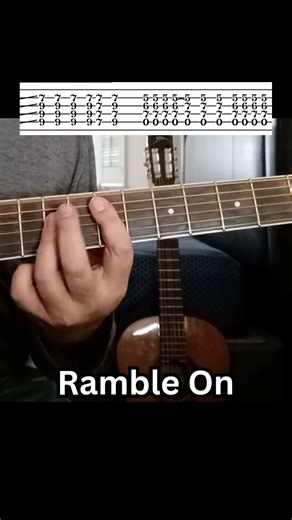 Ramble On Led Zeppelin Guitar Tutorial