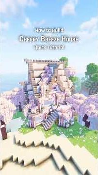 Minecraft Village Genesis Project | Cherry Breeze House - Pastel Shoreline #3