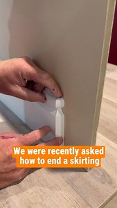 Here’s how to return your skirting to the wall at a 35 degree angle ⚒️ | Skirting 4 U