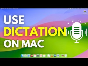 Use Dictation Feature - Speech to text, Voice to text on Mac - Air, Pro, ProMax, iMac