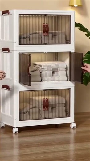 No More Messy Closet! This Foldable Storage Cabinet Saves 50% Space 🚀