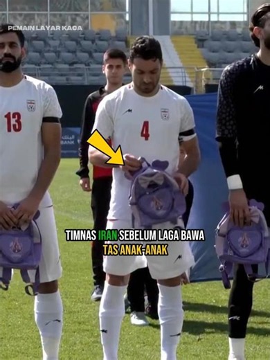 Alasan Timnas Iran bawa tas anak anak sebelum laga 💔