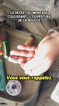 Le pêcheur, Eric, alias Carpecanal, nous offre ici un précieux aperçu d'un moment de vérité hivernal : le montage coulissant qui cède juste au moment de tirer le poisson, la boucle se défaisant sous la tension à cause d'un composant visiblement ancien et rouillé ! C'est l'anatomie d'un échec de montage courant avec le fameux 'plomb-cog'. Mais l'ingéniosité prend le relais : découvrez comment Eric compte réutiliser ce principe de base en corrigeant le tir avec une association astucieuse de demi b