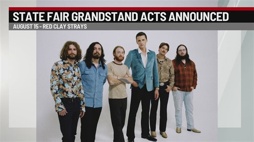 Iowa State Fair reveals Red Clay Strays, AJR as grandstand acts