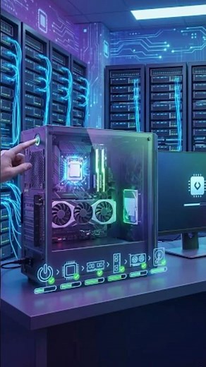 POST (Power On Self Test) check and OS initialization