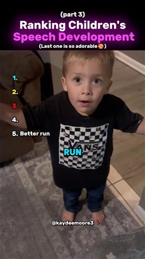 Ranking Children's Speech Development Part 3