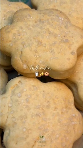 Quick & Easy Milk Cookies | Recipe in description ✨️