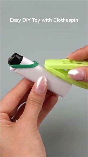 The Genius Clothespin Hack for a 5-Minute DIY Toy! 🧸✨