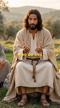 Why does God allow evil to continue Jesus gave the answer in this parable….✝️🕊️#jesus #god #shorts