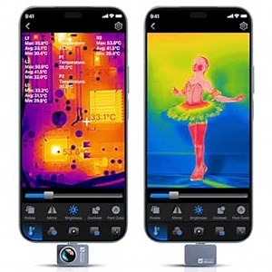 Thermal Camera for Android Phone, P2 Pro Thermal Imager with Macro Lens, Infrared Camera with 512 × 384 IR Resolution, 15× Zoom, -4℉ to 1112℉ Temp Range Thermal Imaging Camera for Phone (Android)