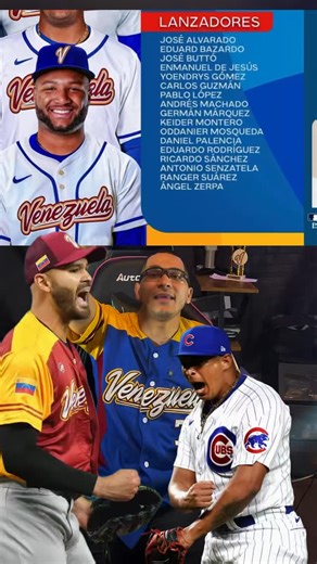 Roster oficial team Venezuela béisbol para el clásico mundial 2026 #baseball #beisbolvenezolano #clasicomundialdebeisbol | Darwing Jove