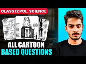 🔴Class 12 Pol Sc Cartoon Based Questions with MCQs | Target 80/80🔥 | #boards2026