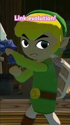 The evolution of link from the legend of Zelda! #zelda #shorts