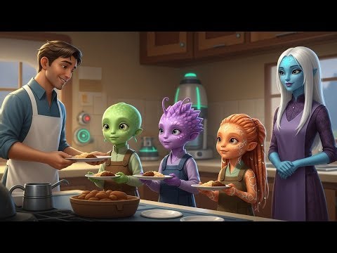 He Fed Hungry Alien Kids Every Day — Then Discovered Their Mother Was the Galaxy’s Ruthless Ruler