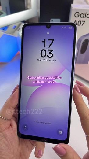 Ative a Tela do Seu Samsung com um Toque
