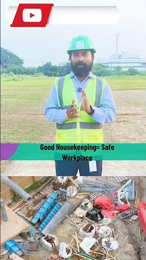 Housekeeping = Safe Workplace 🧹 | Safety First at Site