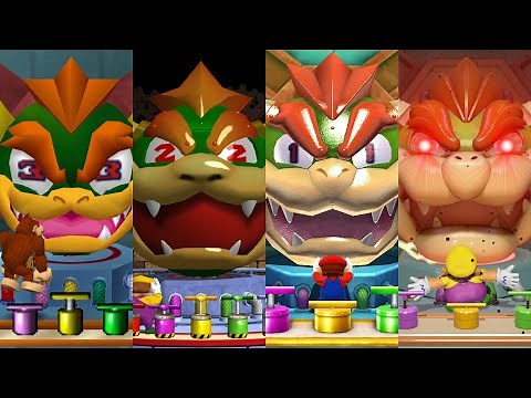 Evolution of Bowser's Big(ger) Blast in Mario Party Games (1999 - 2021)