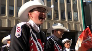 Peek behind the scenes of the Calgary Stampede Parade. Missed the real deal? You can catch a rebroadcast on CBC-TV at 10 a.m. | CBC Calgary
