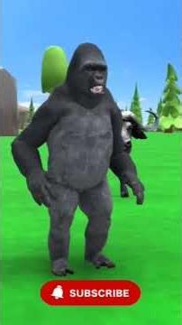 🦍 The Gorilla Refused to Give Up! 😱🔥 #Shorts