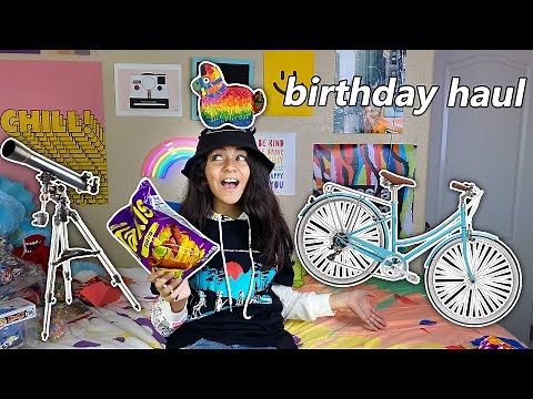 Turning 13 BIRTHDAY Haul | Evangeline Lomelino