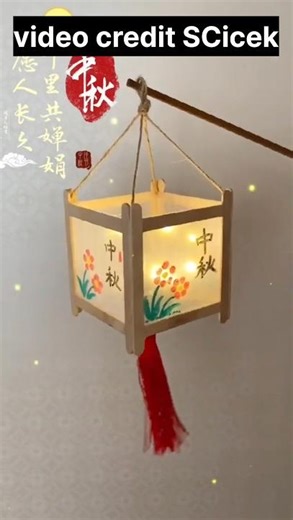 video credit SCicek | How to Make Chinese Lanterns | Easy Diy | Diycrafts3.0 | #lanterns #lantern