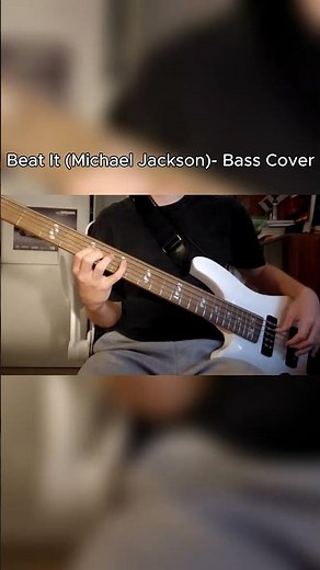Beat it ( Michael Jackson) - Bass Cover #youtubeshorts #bassguitar #guitar #michaeljackson