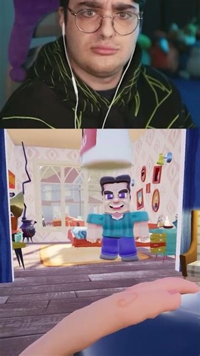 IL MIO VICINO È DIVENTATO GROTESQUE STEVE DI MINECRAFT!