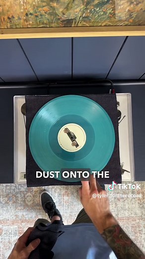 If your record needs a deep clean, or you haven’t gotten your hands on a full cleaning kit yet, this is my favorite deep cleaning method for vinyl records! #recordcleaning #vinylcleaning #vinylrecords #recordplayer #recordplayersetup #recordsetup #vinylsetup