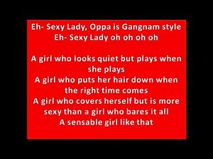 Gangnam Style (English lyrics) (HD)