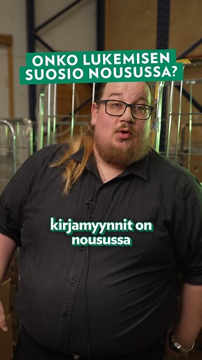 Pelkääkö Roni, että ihmiset eivät enää lue kirjoja? #kierrätyskeskus | Pääkaupunkiseudun Kierrätyskeskus