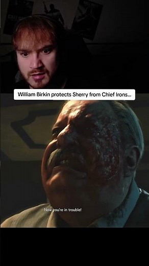 William Birkin Saves Sherry From Chief Irons...😂 #residentevil2 #gaming