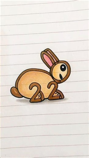 how to draw a rabbit 🐰