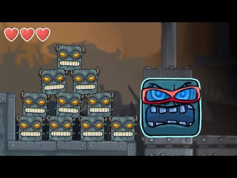 Red Ball 4 - Moon Boss - All Levels - Mirror Mode - Forward to Backwards - Gameplay Volume 3