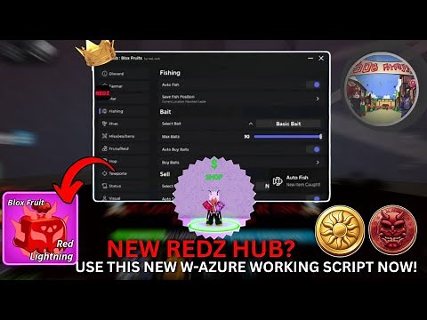 W-AZURE IS BACK!! Auto Fish, Auto Farm Event, Auto Fruit Rain, Fast Attack, Script Blox Fruits 2025!