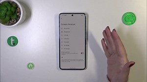 How to Change Screen Timeout on GOOGLE Pixel 8 Pro?