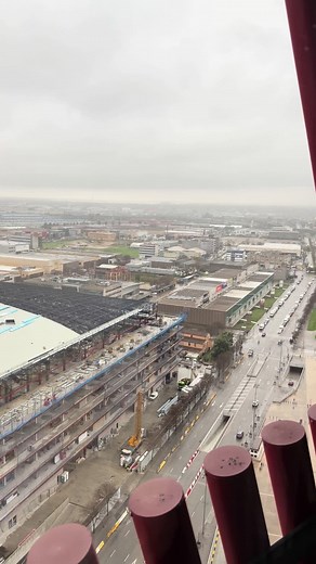 Desde la planta 18 del hotel Porta Fira de BCN