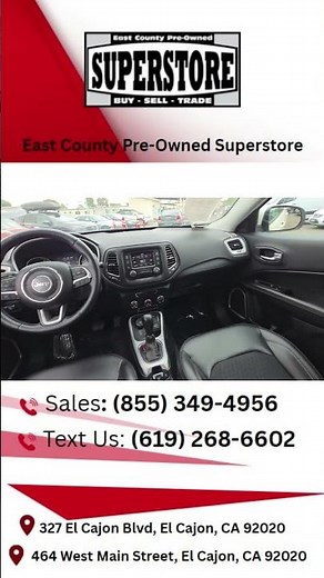 Used 2018 Jeep Compass Latitude SUV