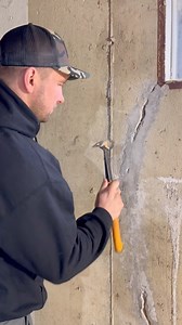 How to properly fix a foundation crack! #diy #work #remodel #construction #entrepreneur #hardwork #remodel #HomeImprovement | WINNI